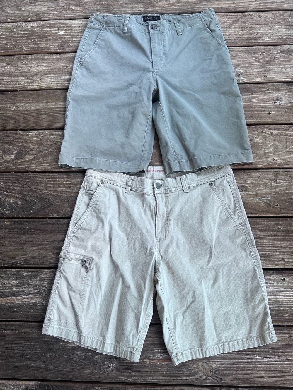 Aeropostale Men's gray Casual Shorts - Weatherproof Vintage taupe casual shorts